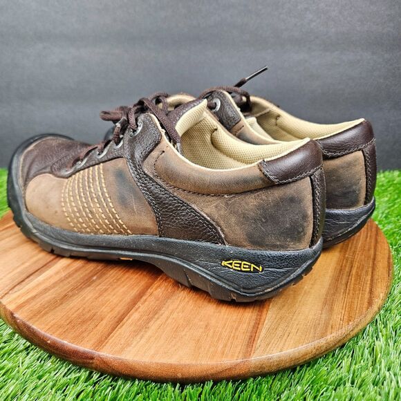Keen Finlay Oxford Sneakers Mens 8 Brown Leather Casual Hiking Soft Toe Shoes main image 9